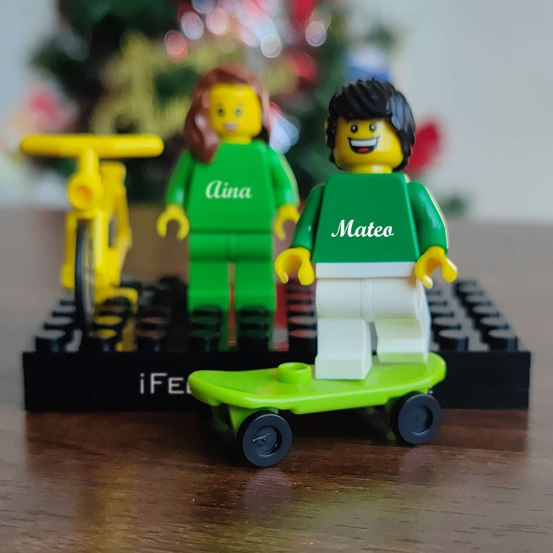 Te amo por siempre Figuras personalizadas en ladrillo personalizado con mascotas Regalo para pareja, para novio, para novia, para niños