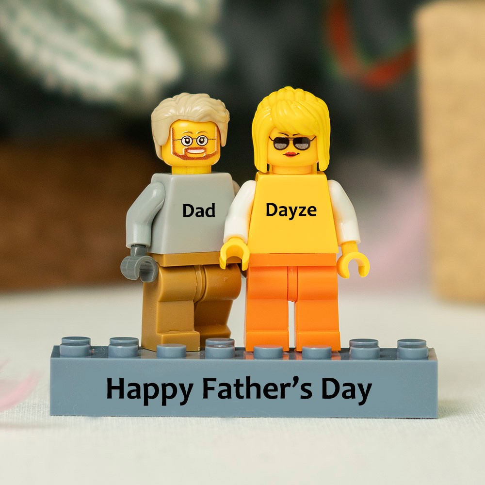 Freiheit, personalisierte Figuren zu erstellen, einzigartige Souvenirs für Papa/Vatertag