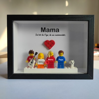 Alles Gute zum Muttertag Personalisierter Mini-Figurenrahmen mit Namensgravur